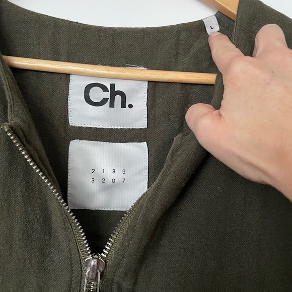 CHAPTER High End zip up jacket in linen like material - Picture 2 of 3